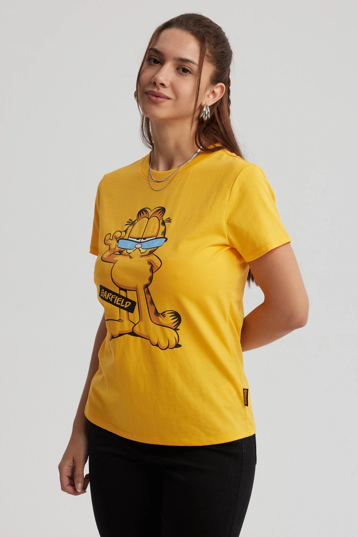 Polera Garfield Naranja