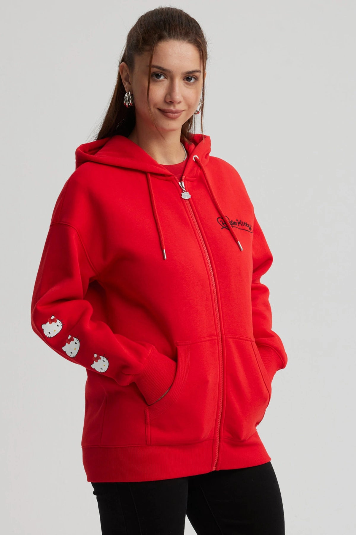 Polerón Hello Kitty Rojo