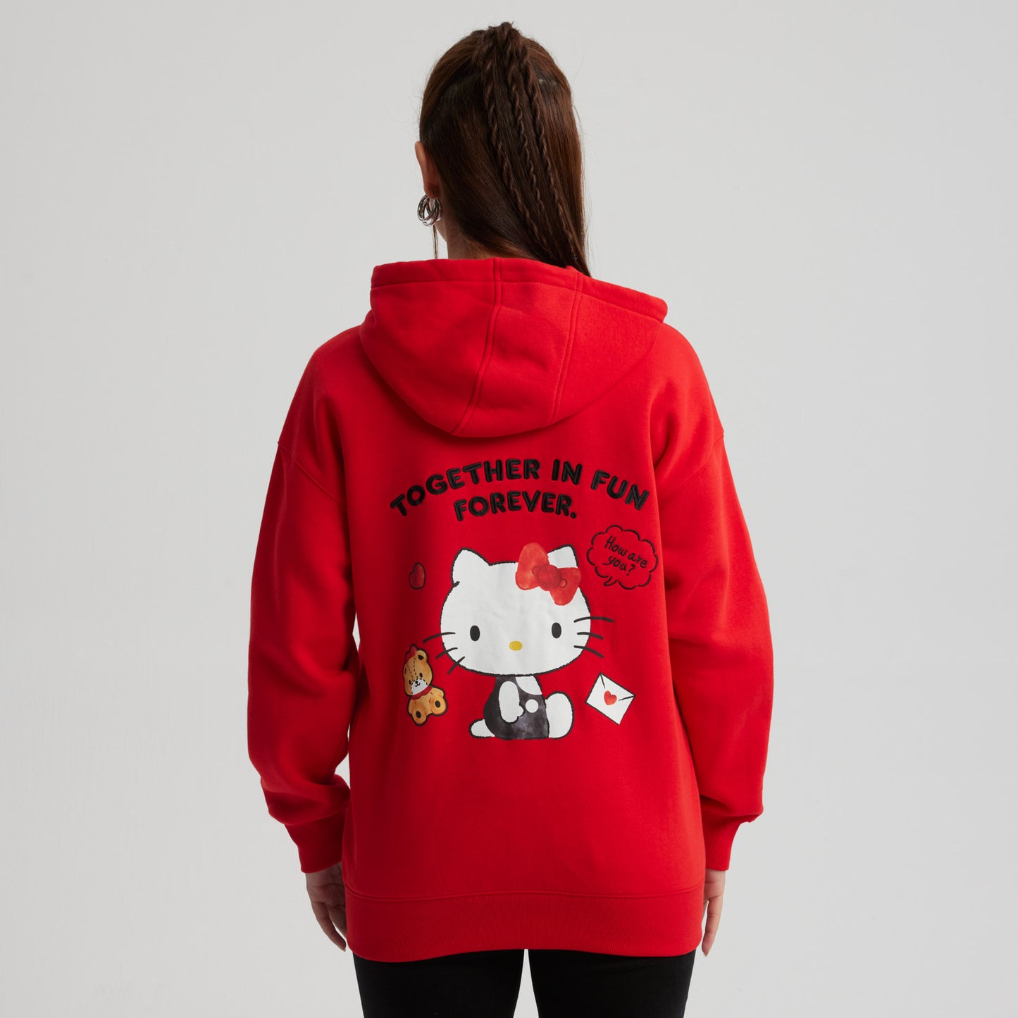 Polerón Hello Kitty Rojo