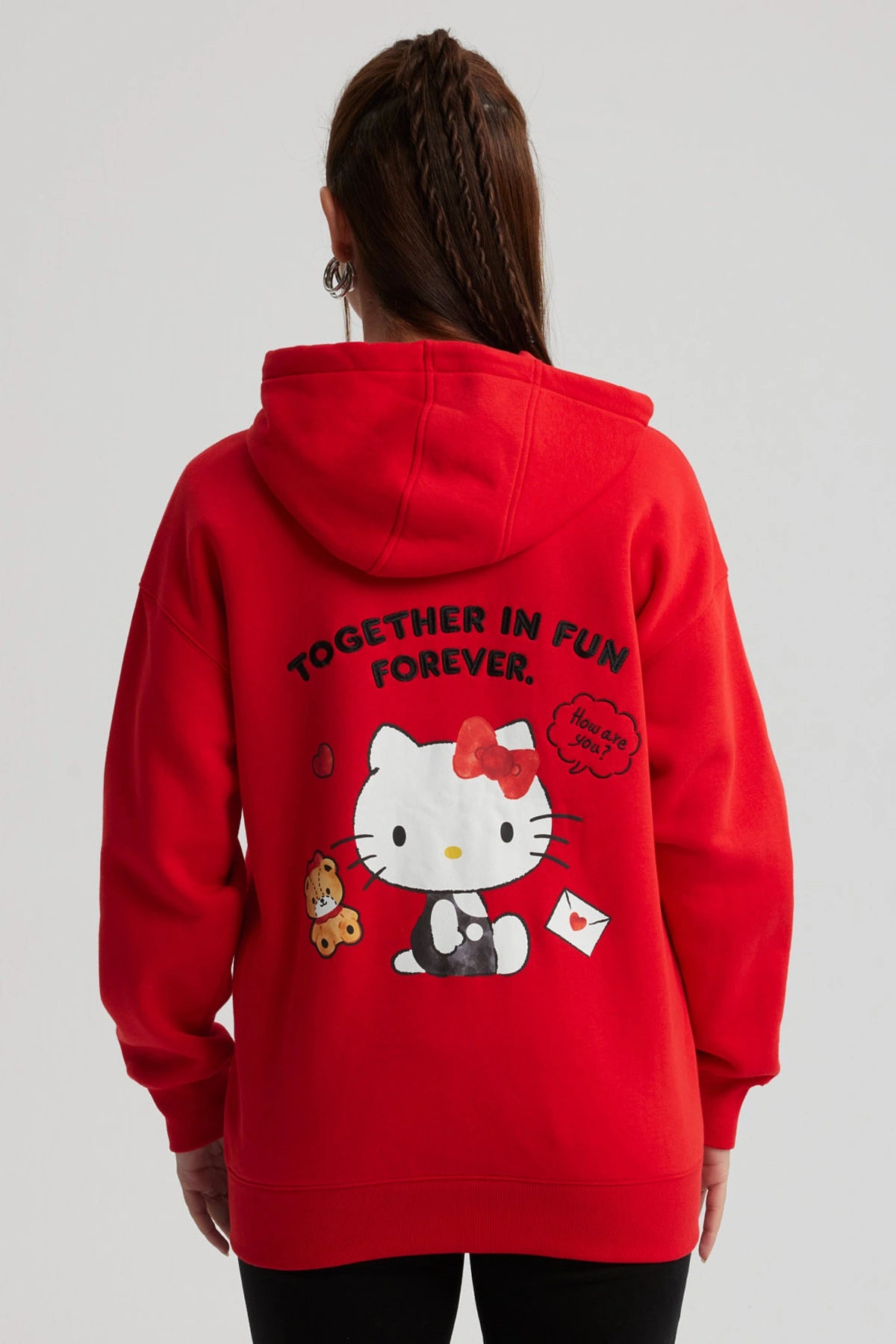 Polerón Hello Kitty Rojo