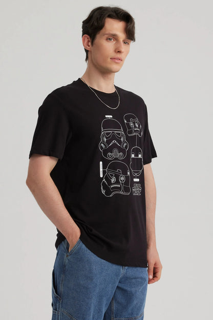 Polera Star Wars Stormtrooper Negro