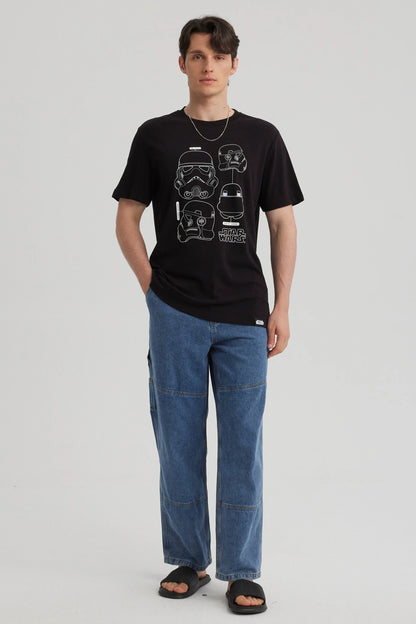 Polera Star Wars Stormtrooper Negro