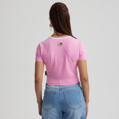 Polera Hello Kitty Rosada