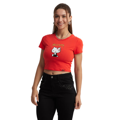 Polera Hello Kitty Roja