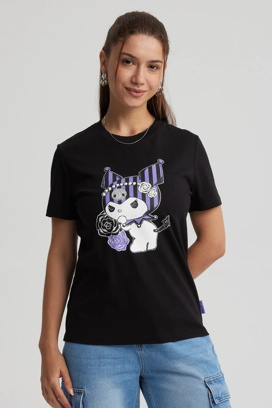 Polera Kuromi Negra