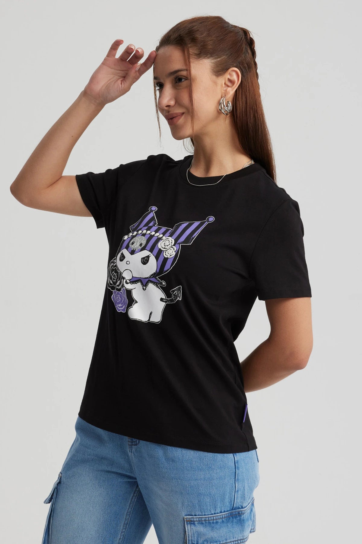 Polera Kuromi Negra