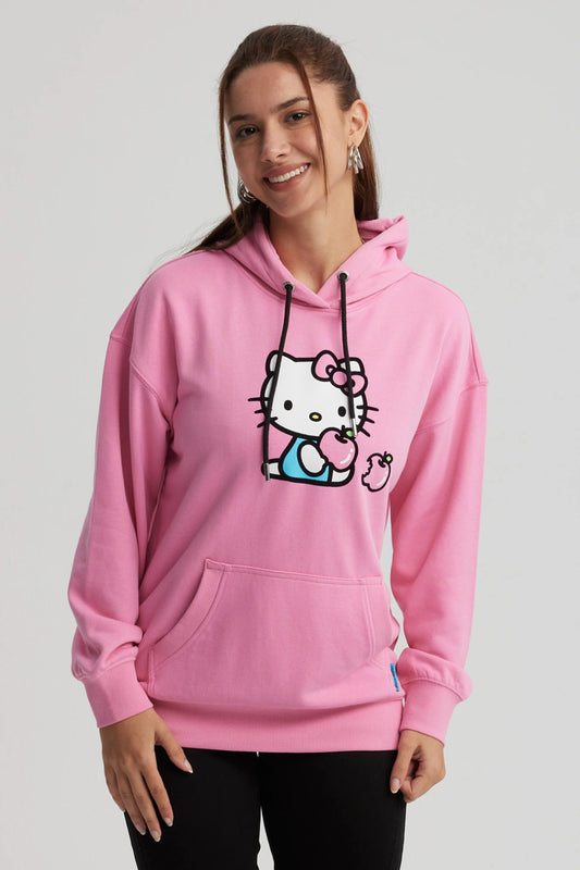 Polerón Hello Kitty Rosado