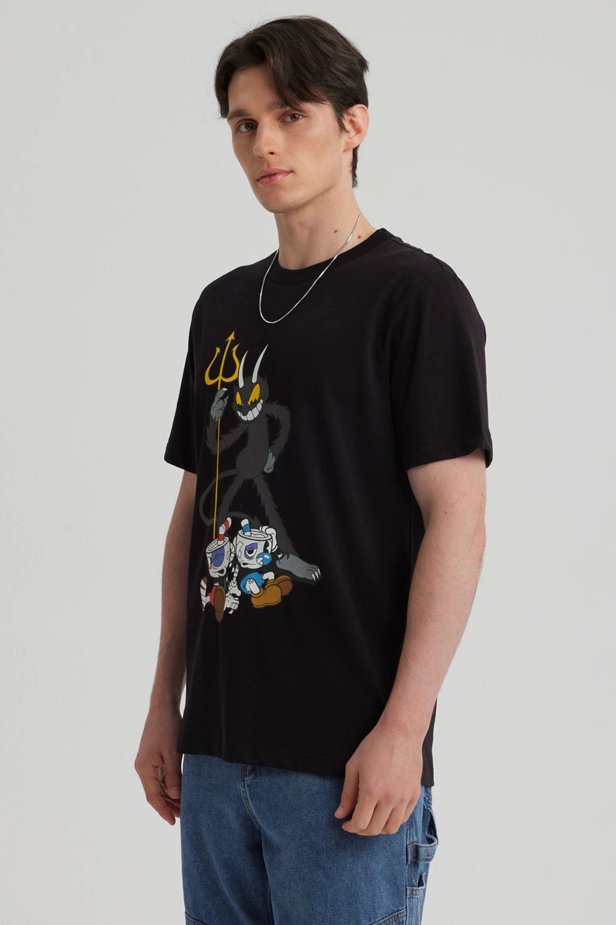 Polera Cuphead Negra