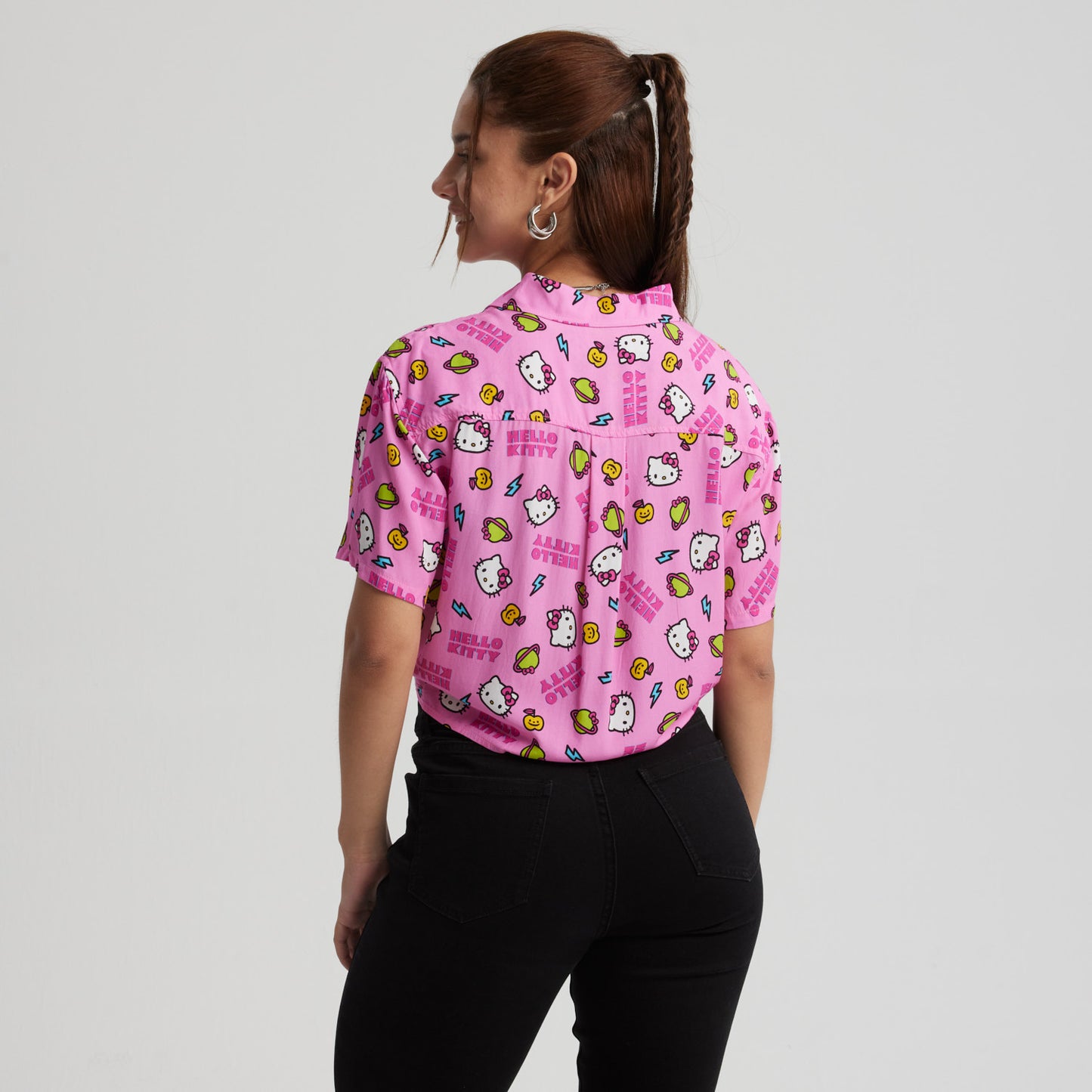 Camisa Hello Kitty Rosada