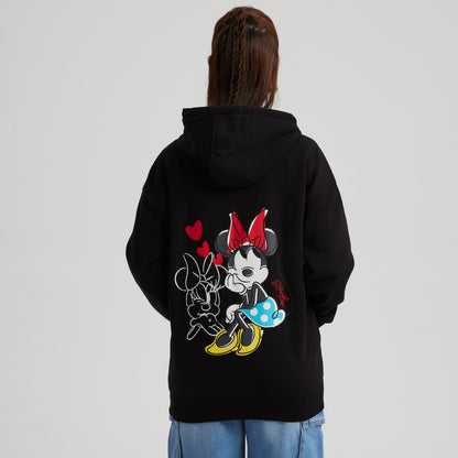 Polerón Minnie Mouse Negro