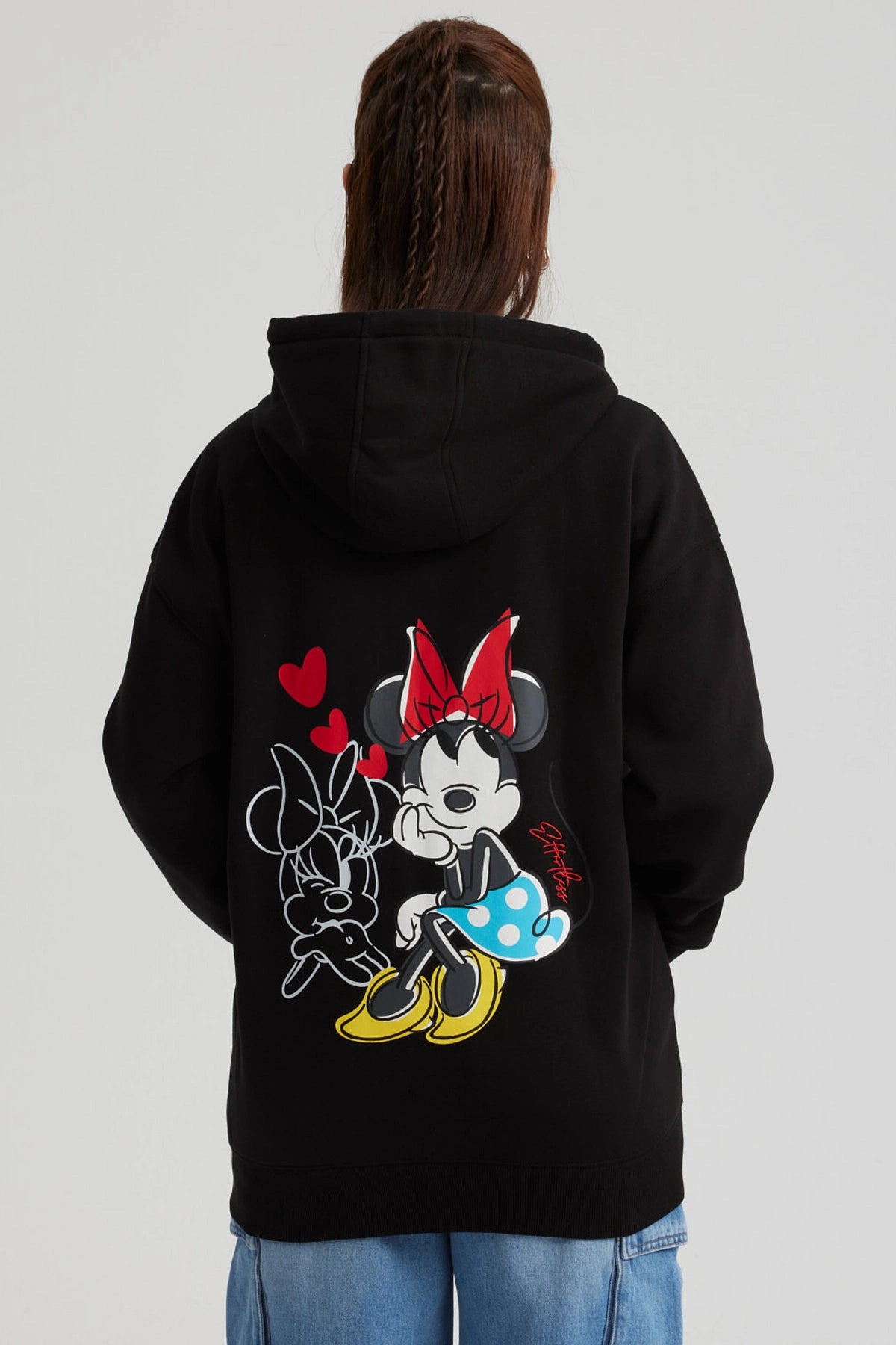 Polerón Minnie Mouse Negro