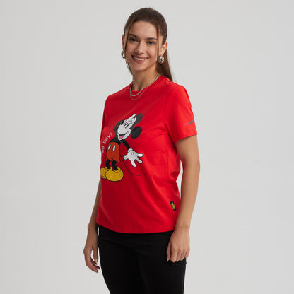 Polera Mickey & Sus Amigos Roja