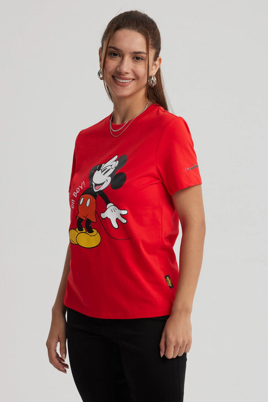 Polera Mickey Mouse Roja