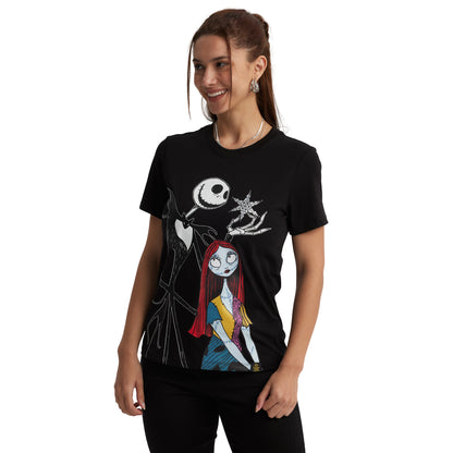 Polera El Extraño Mundo De Jack Negra