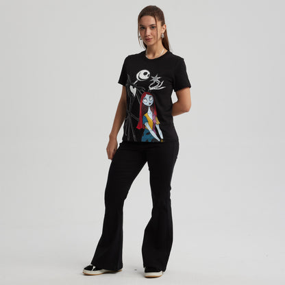 Polera El Extraño Mundo De Jack Negra