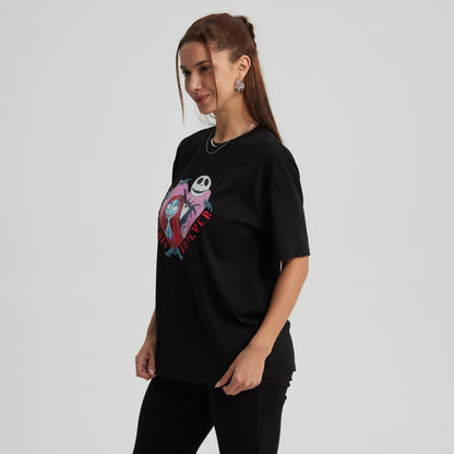 Polera El Extraño Mundo De Jack Negra