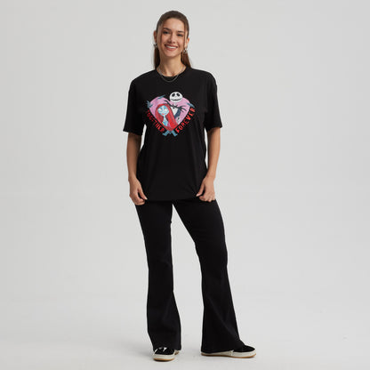 Polera El Extraño Mundo De Jack Negra