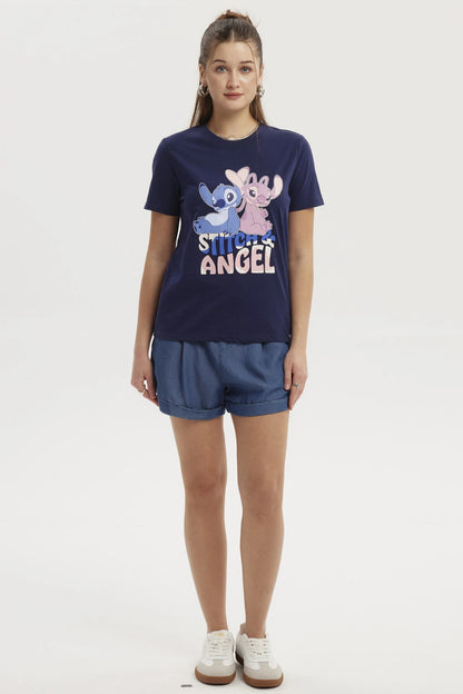 Polera Lilo & Stitch Azul