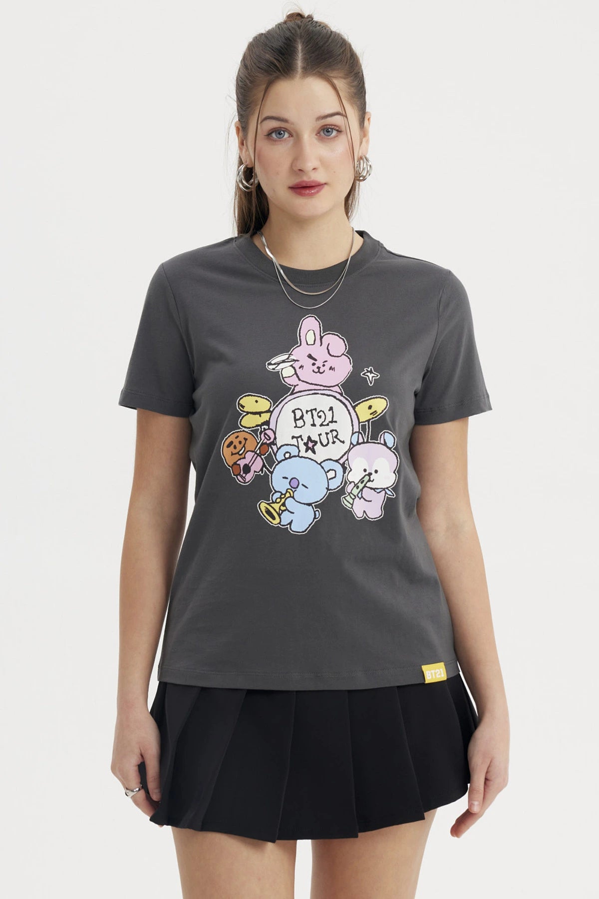 Polera Mujer Bt21 Marengo