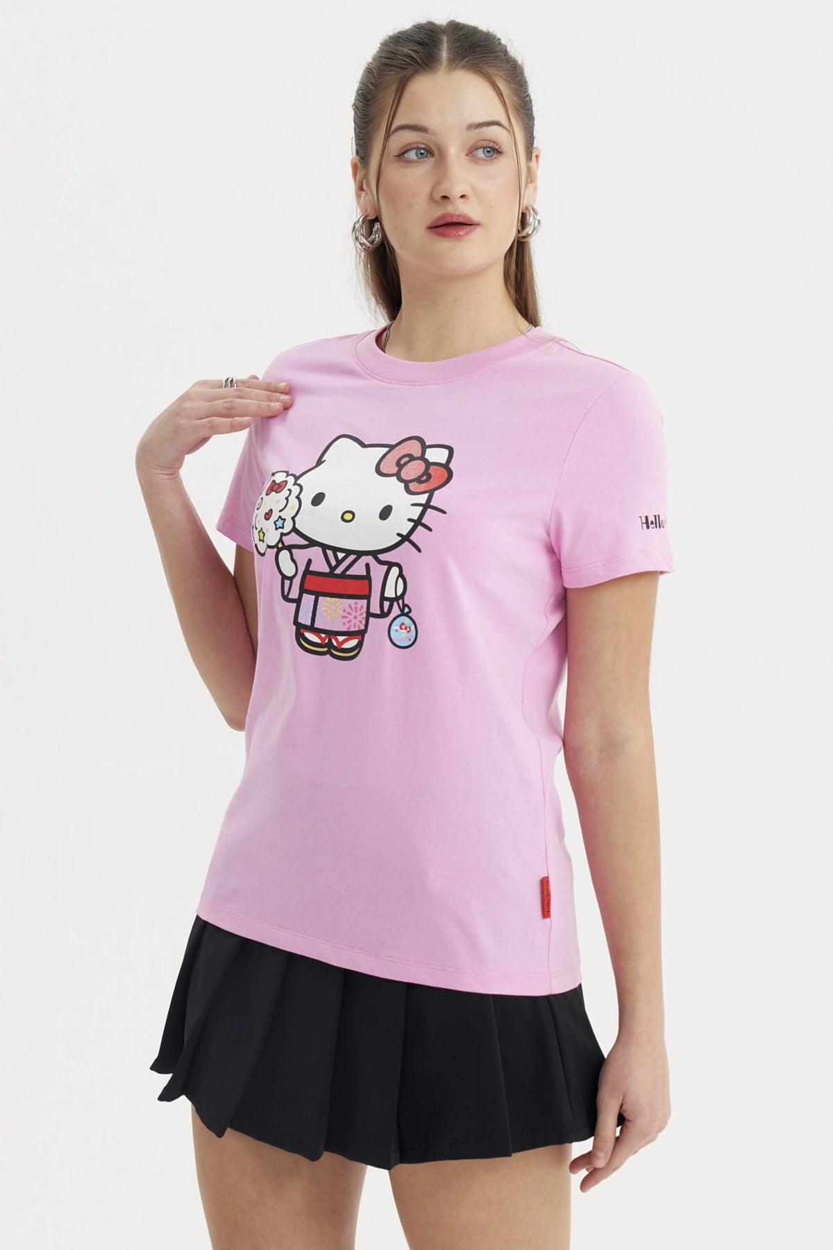 Polera Hello Kitty Rosada