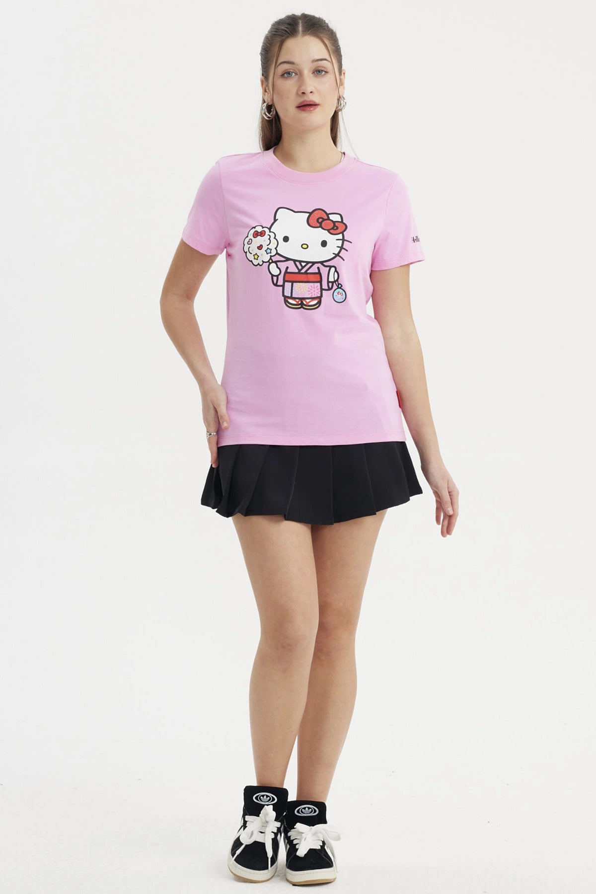 Polera Hello Kitty Rosada