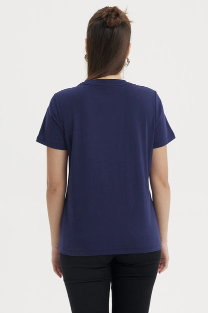 Polera Stitch Azul Marino