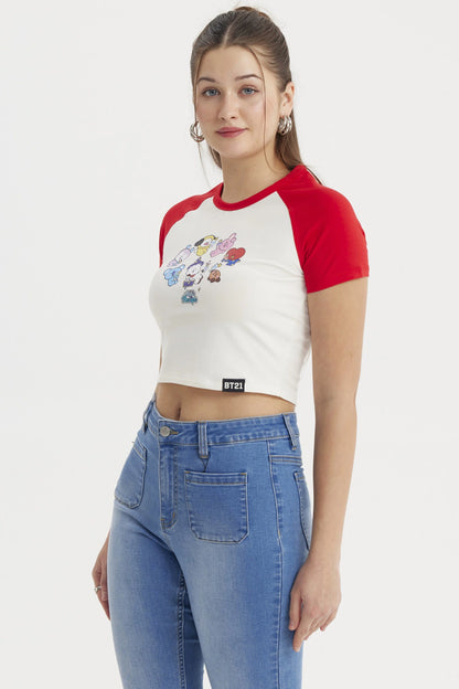 Polera BT21 Beige