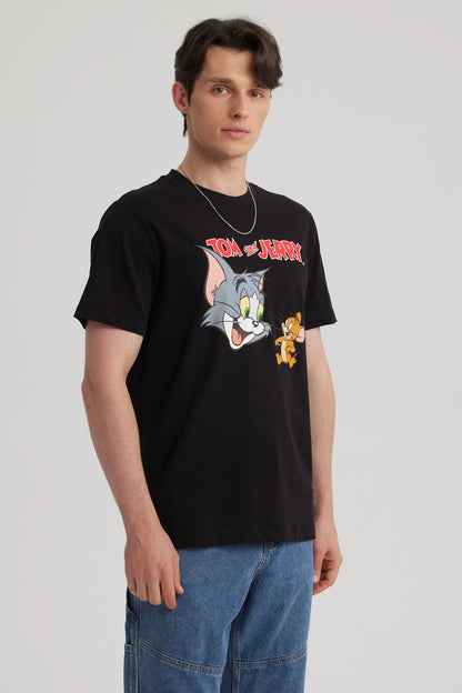 Polera Tom & Jerry Negra