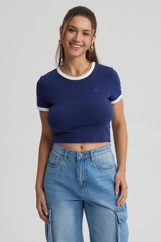 Polera Holly Concept Azul Marino