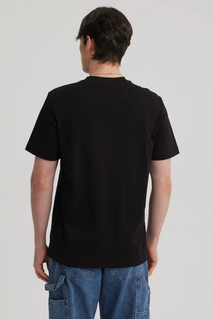 Polera Logo Marvel Negra