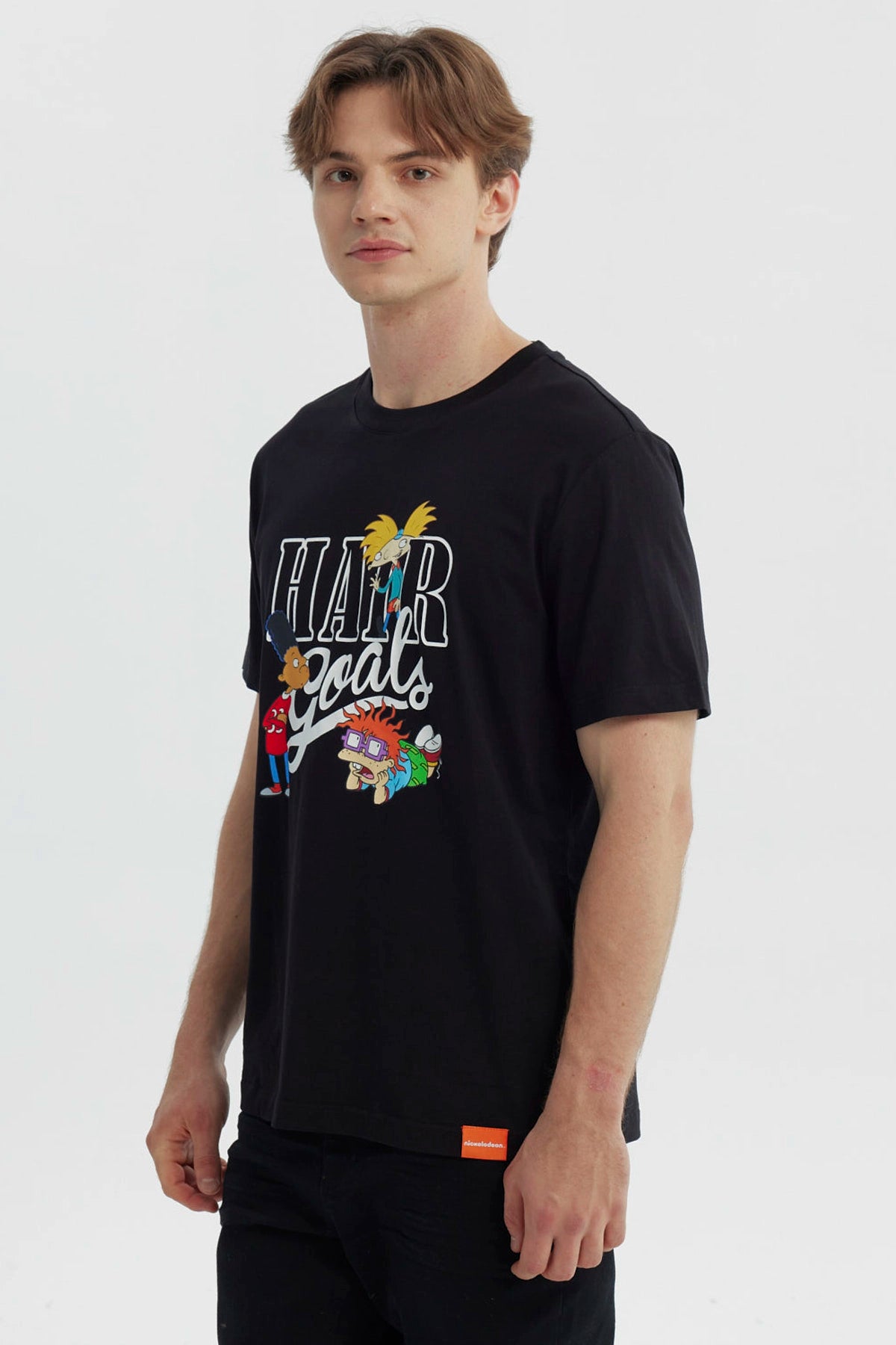 Polera Hombre Nickelodeon Negra