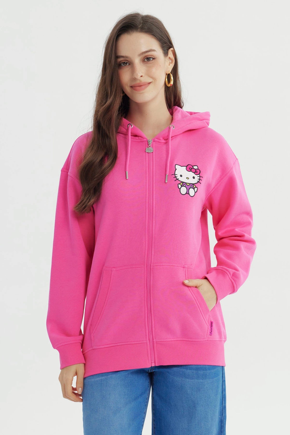Polerón Mujer Hello Kitty Rosado
