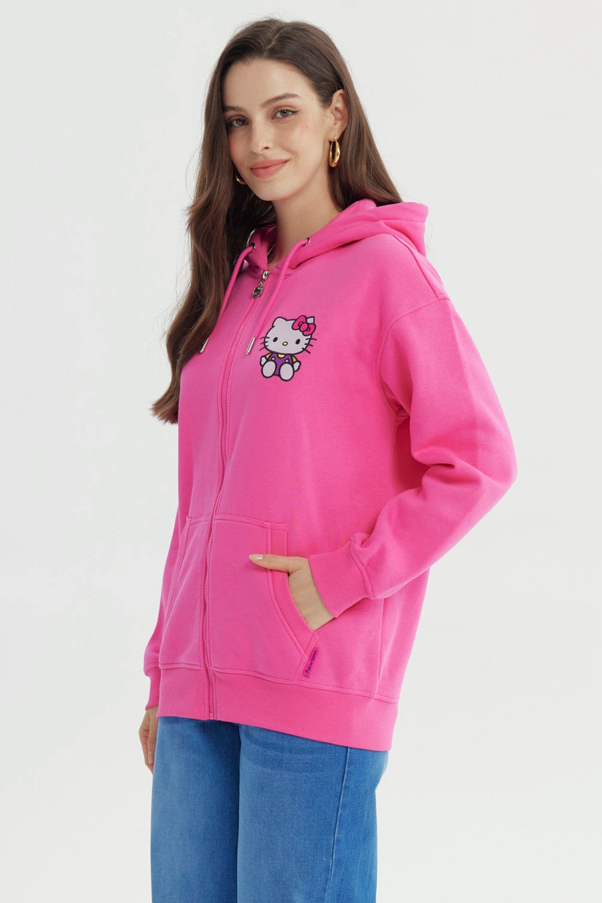 Polerón Mujer Hello Kitty Rosado