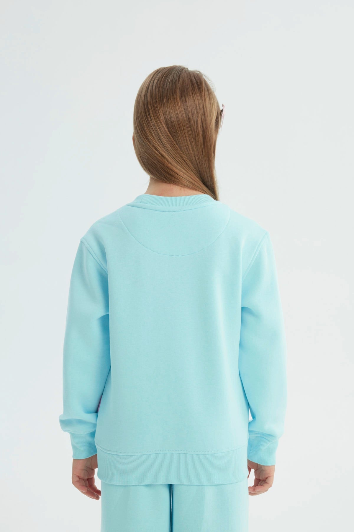 Polerón Stitch Celeste