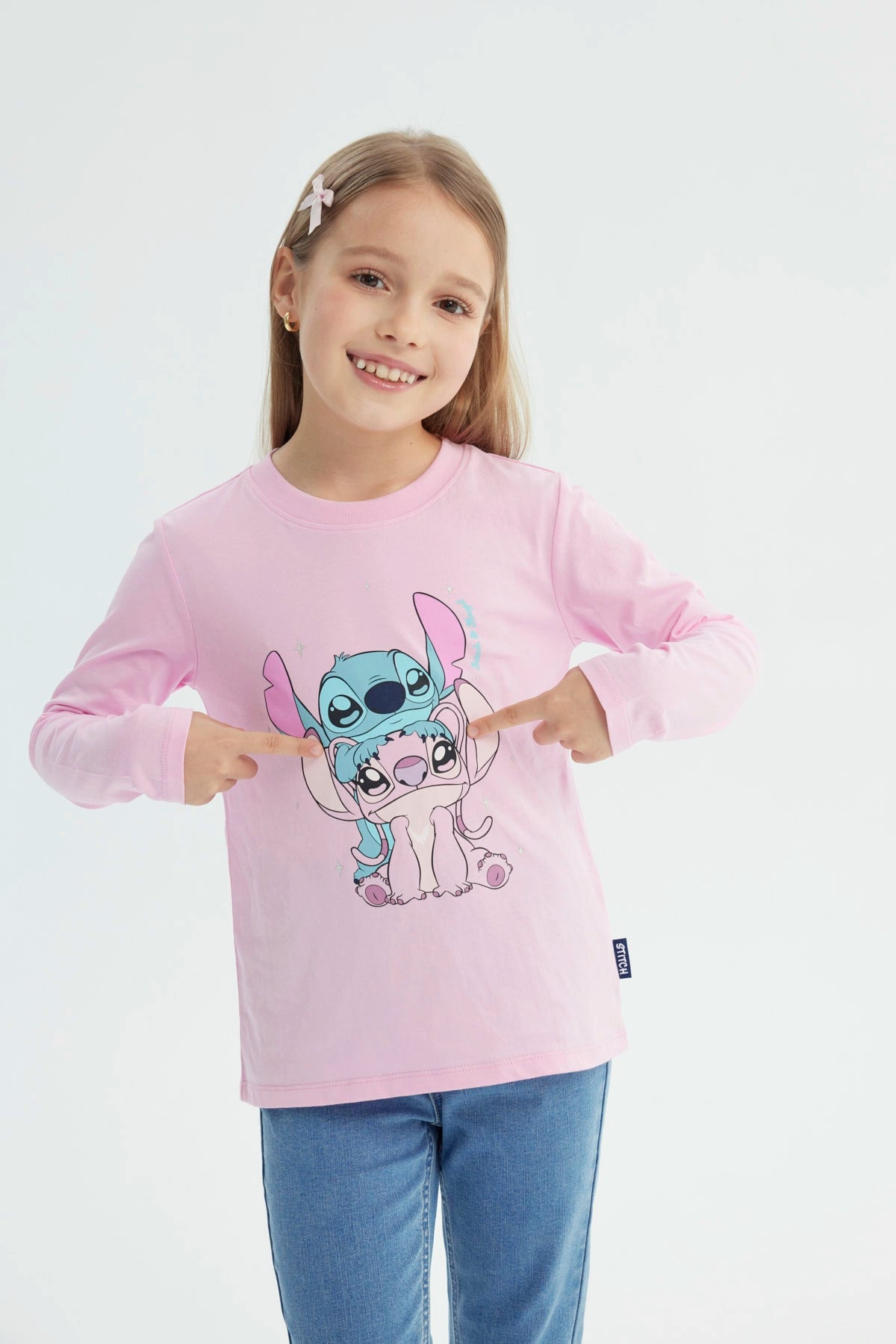 Polera Stitch Rosada