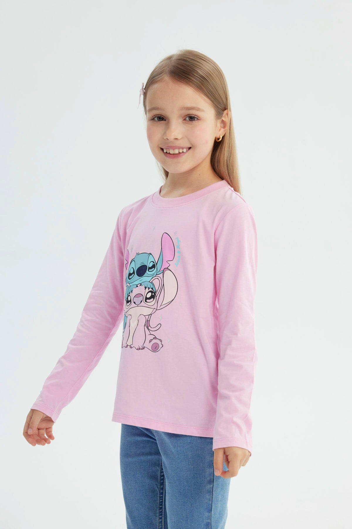 Polera Stitch Rosada