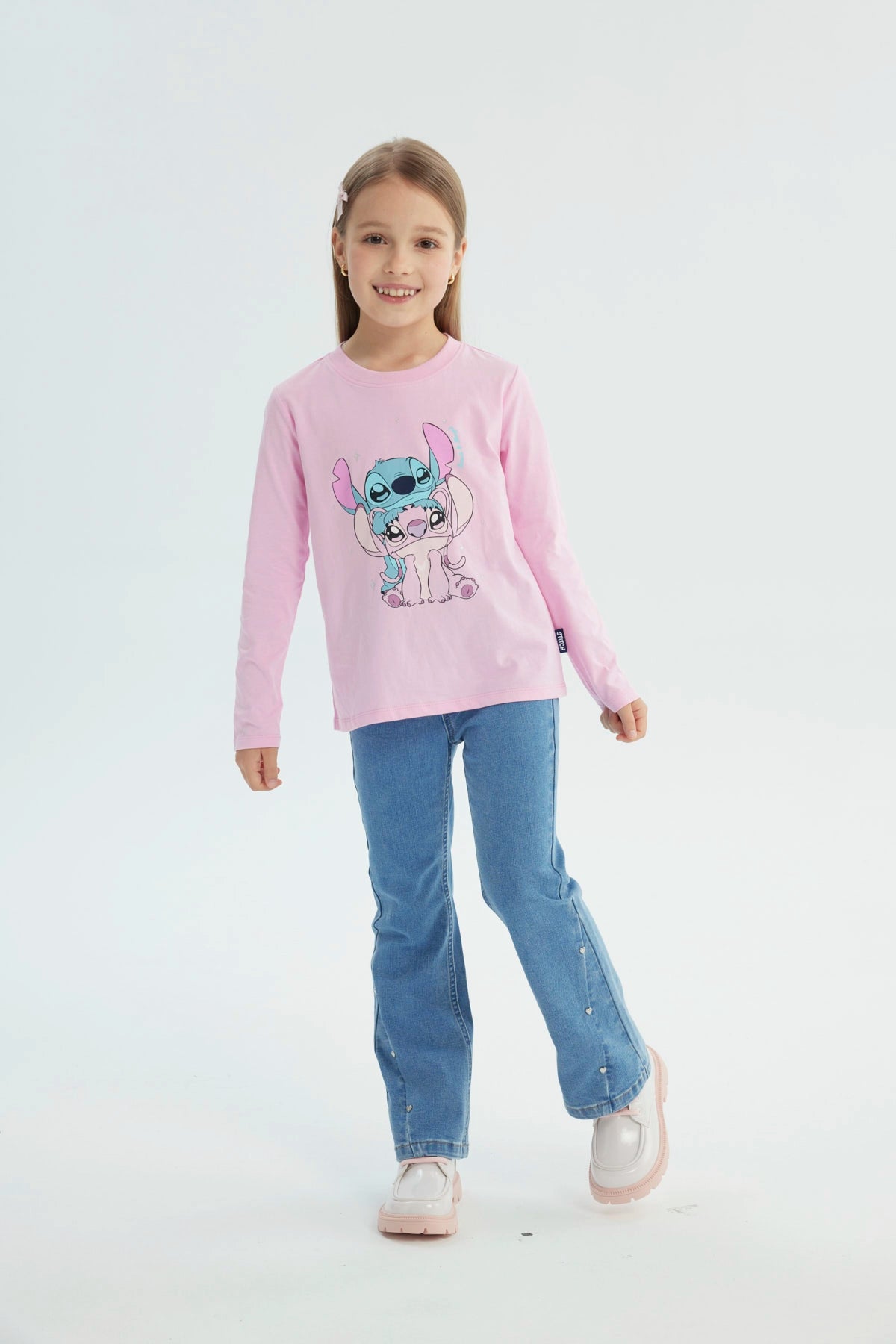 Polera Stitch Rosada