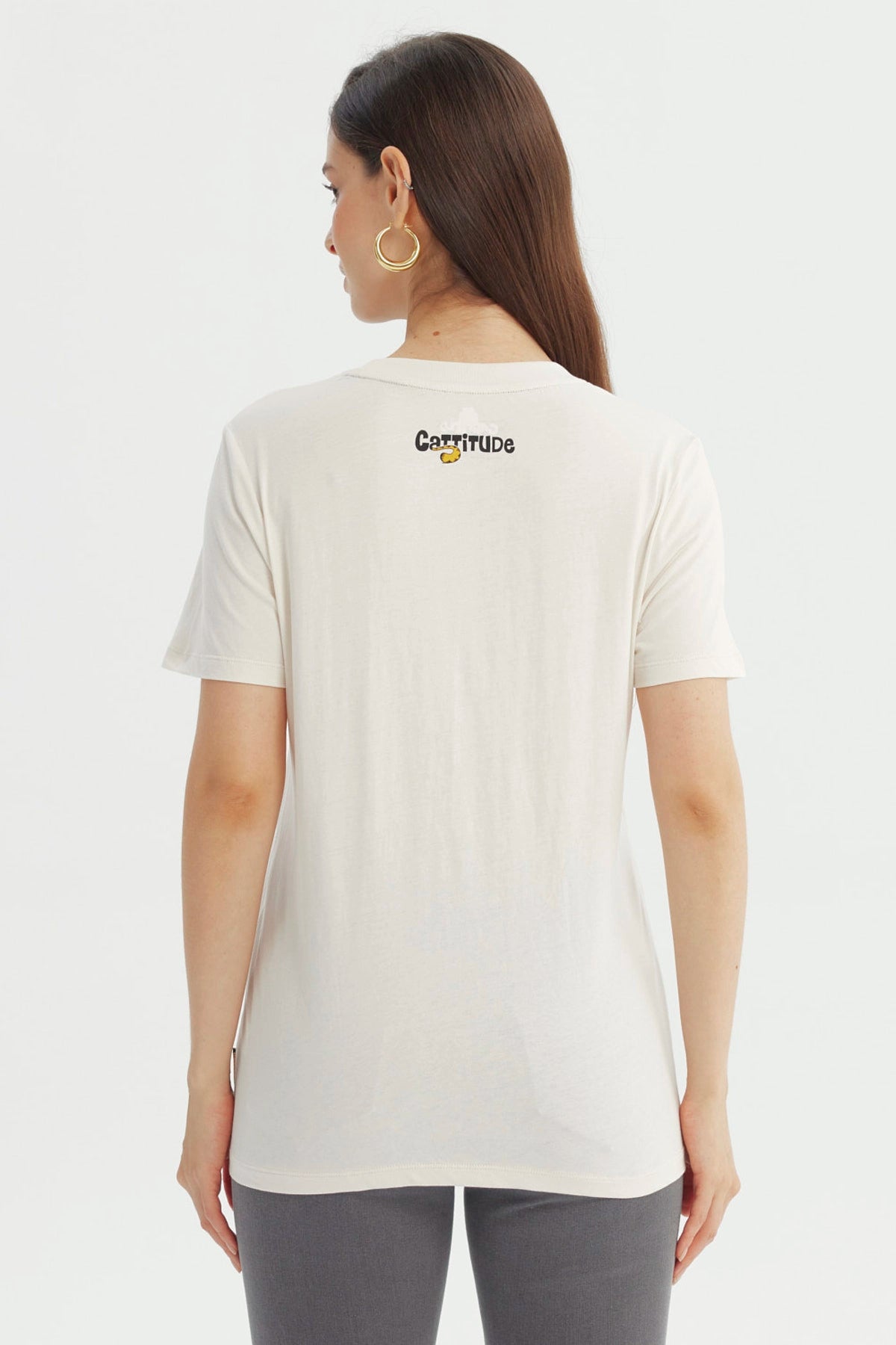 Polera Mujer Garfield Amarilla