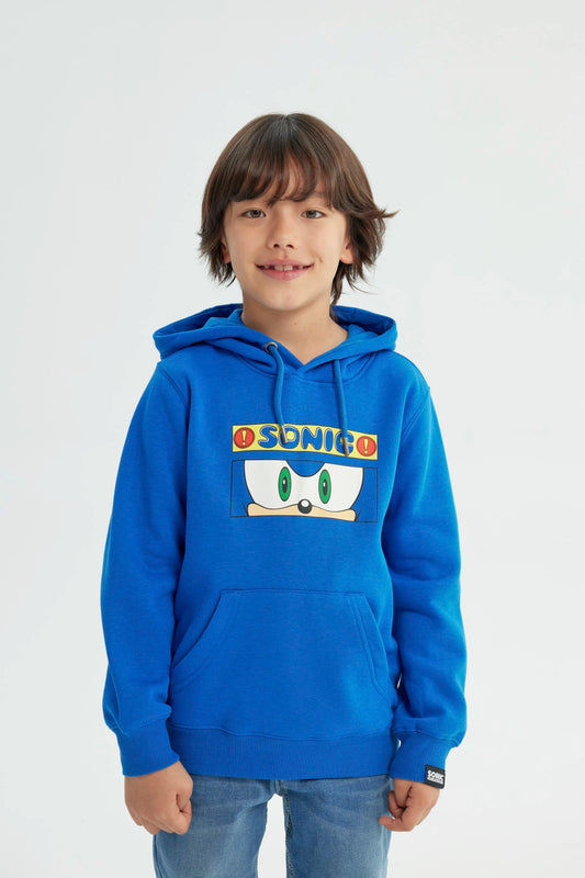 Polerón Niño Sonic Azul