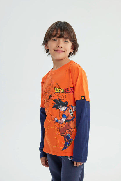 Polera Dragon Ball Damasco