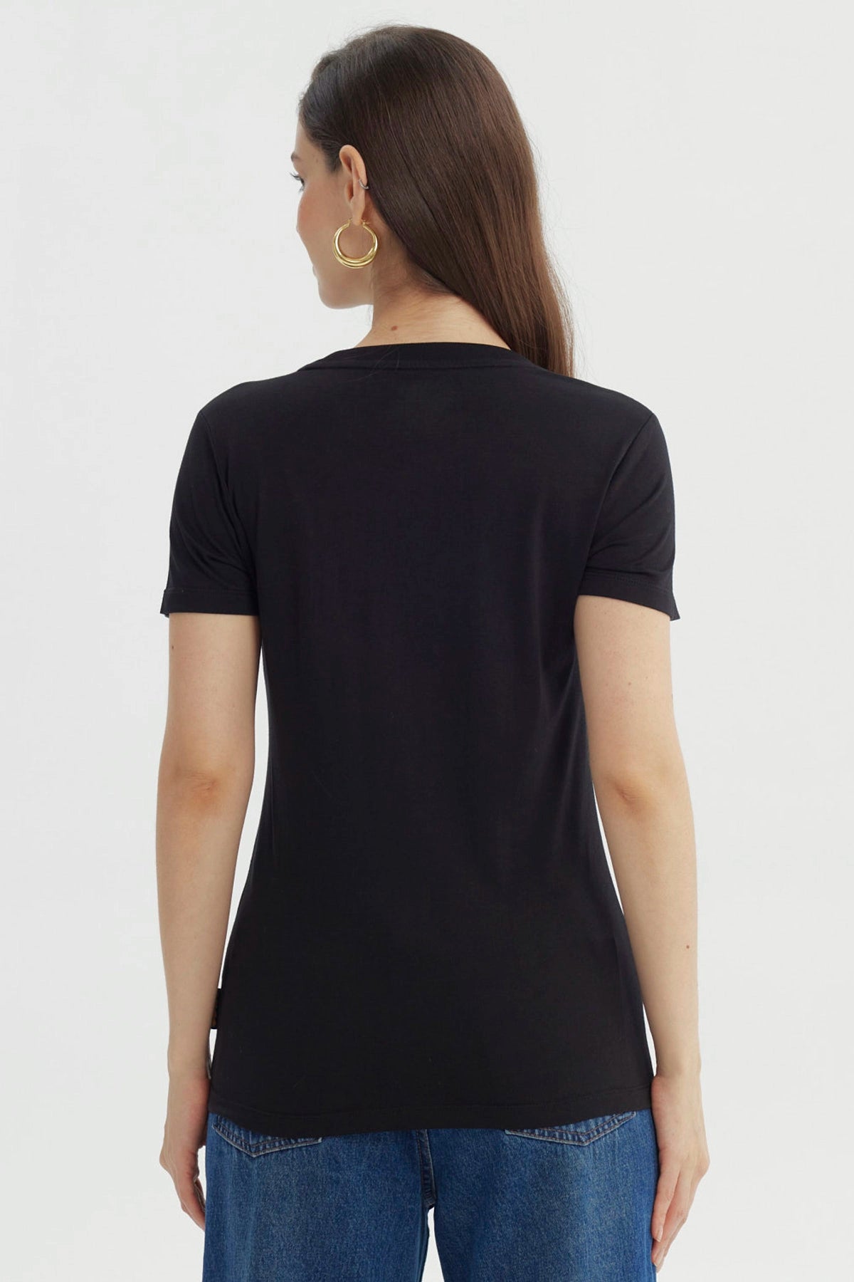 Polera Mujer Garfield Negra