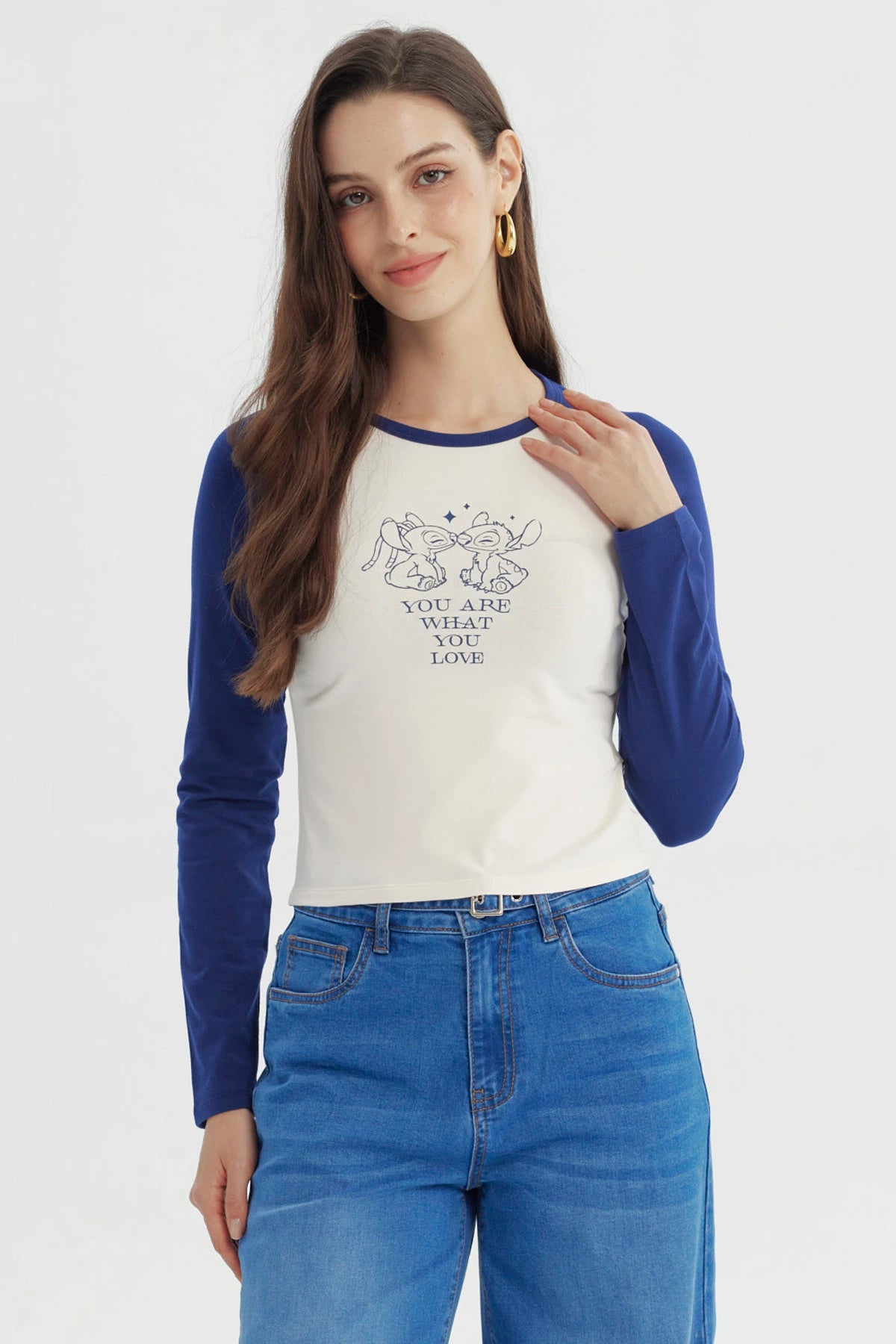 Polera Mujer Stitch & Angel Beige