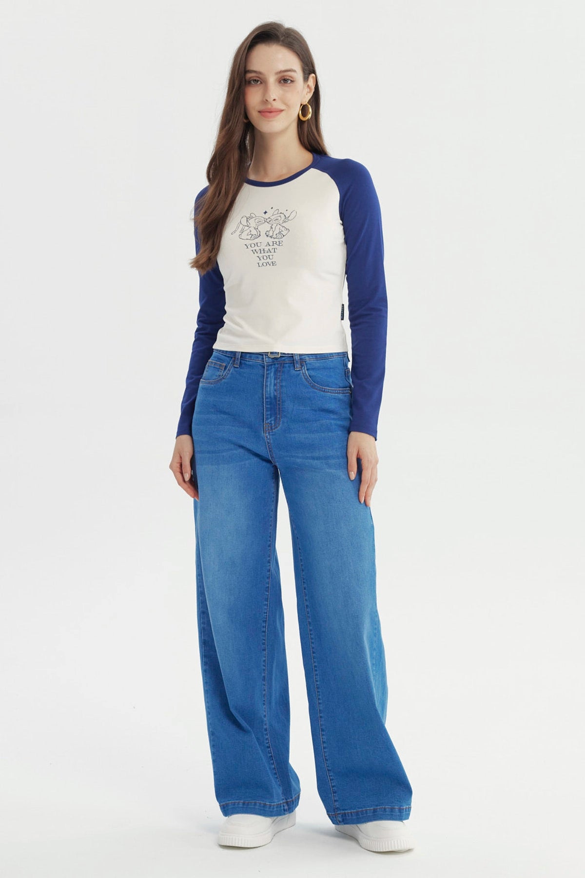 Polera Mujer Stitch & Angel Beige