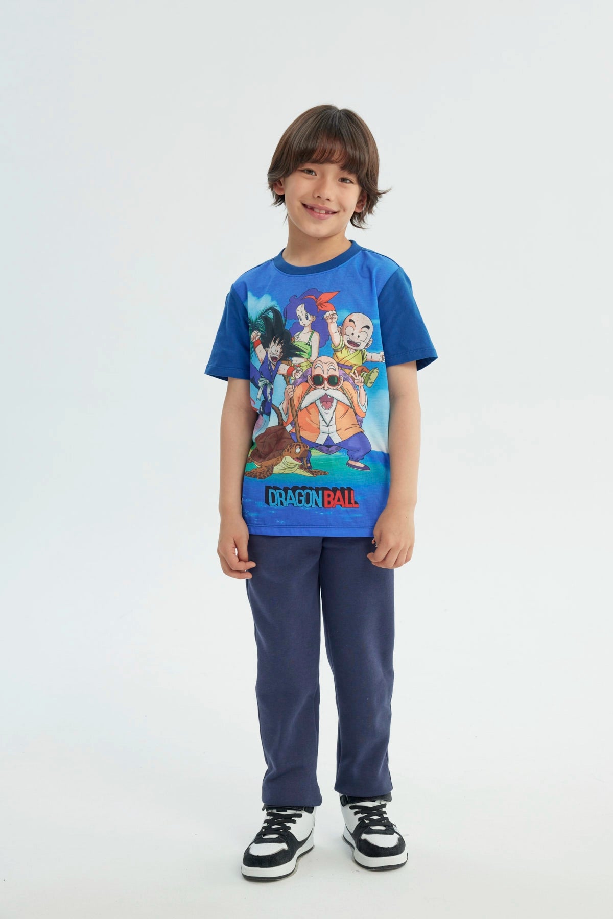 Polera Niño Dragon Ball Azul Marino