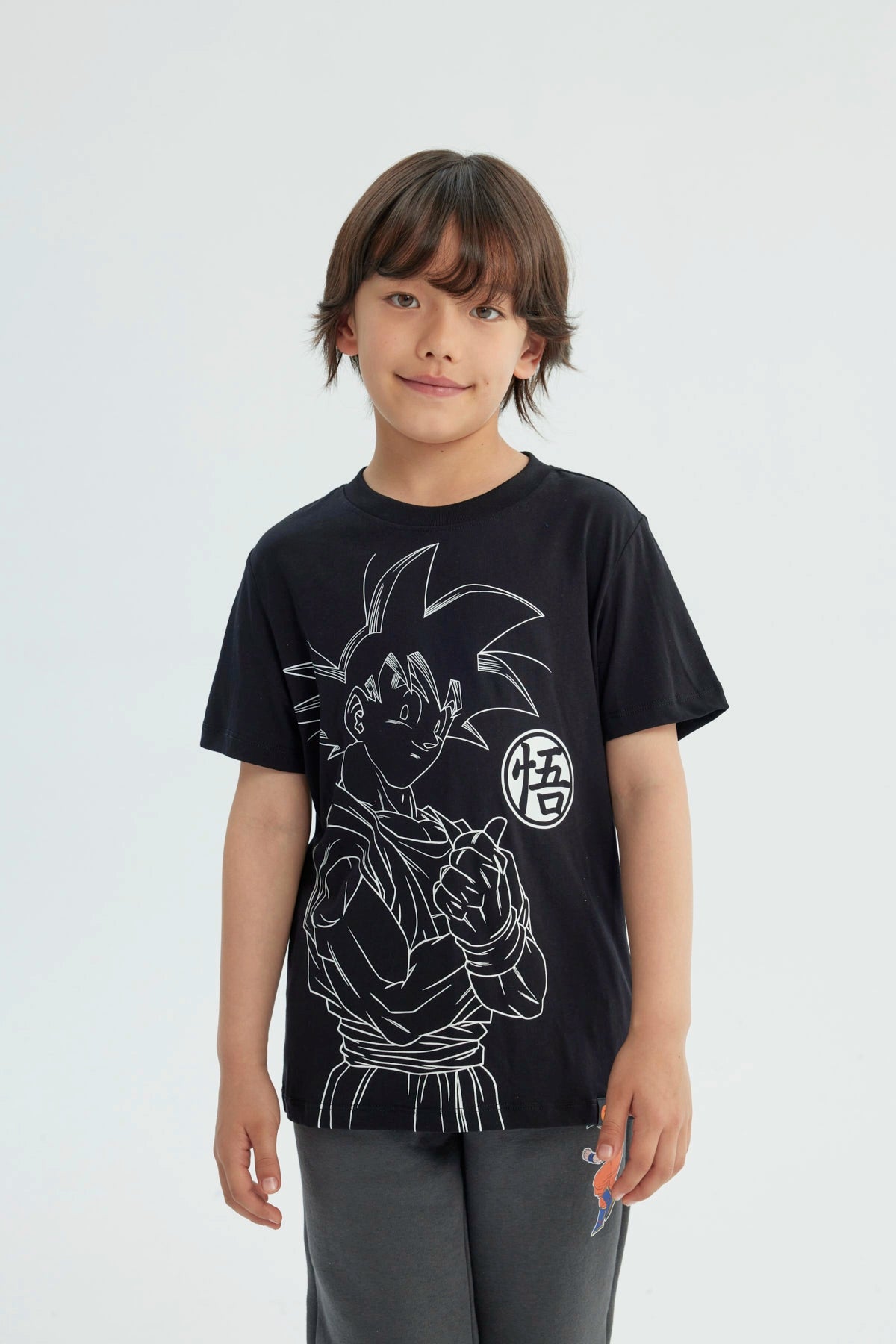 Polera Niño Dragon Ball Negra