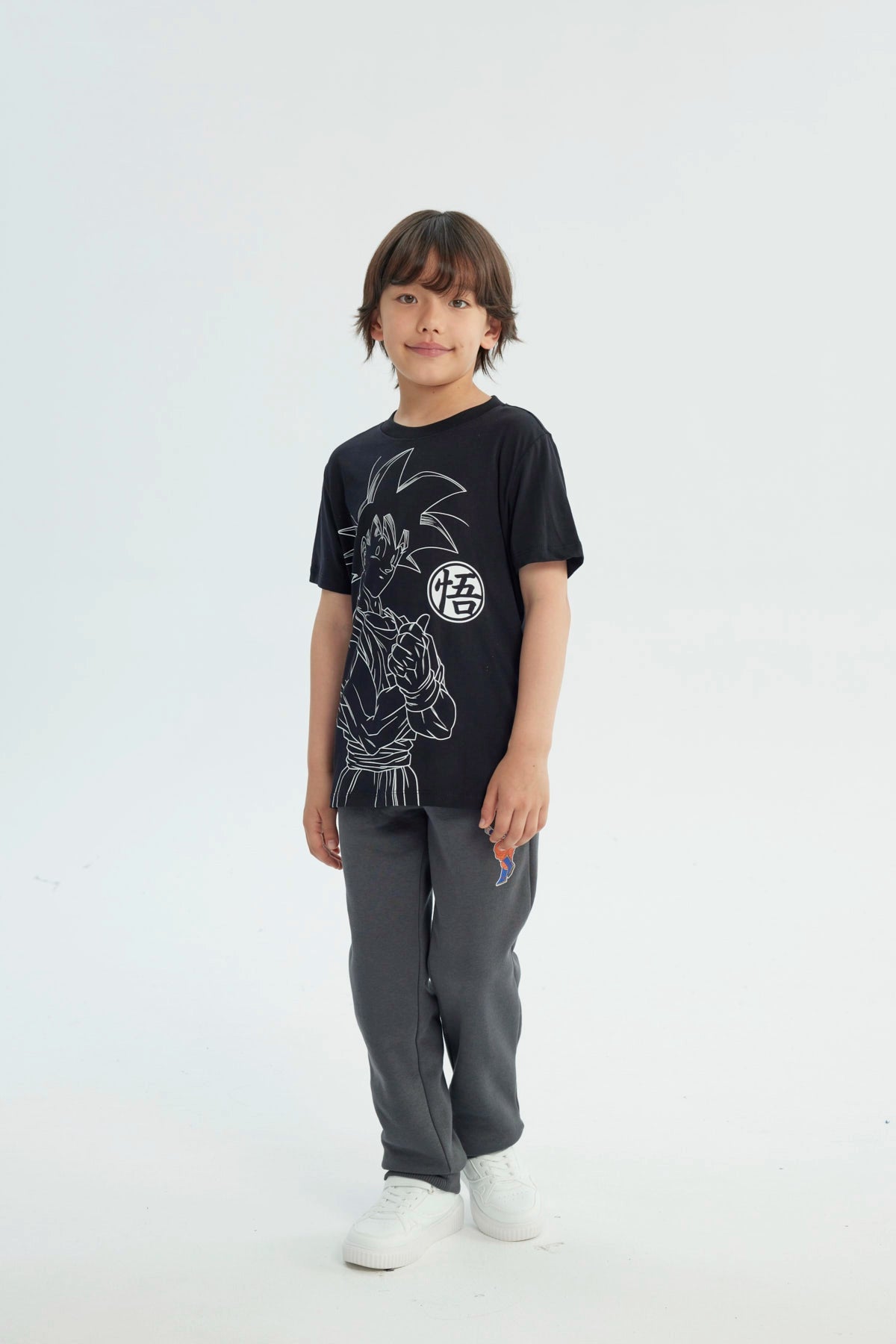 Polera Niño Dragon Ball Negra