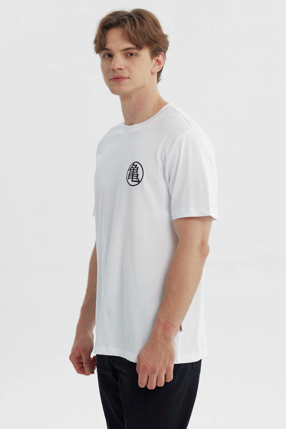 Polera Hombre Dragon Ball Blanca