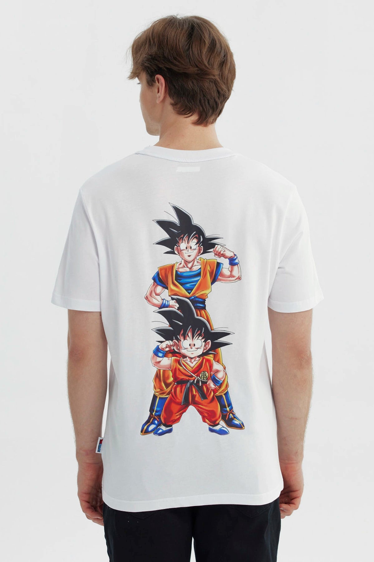 Polera Hombre Dragon Ball Blanca