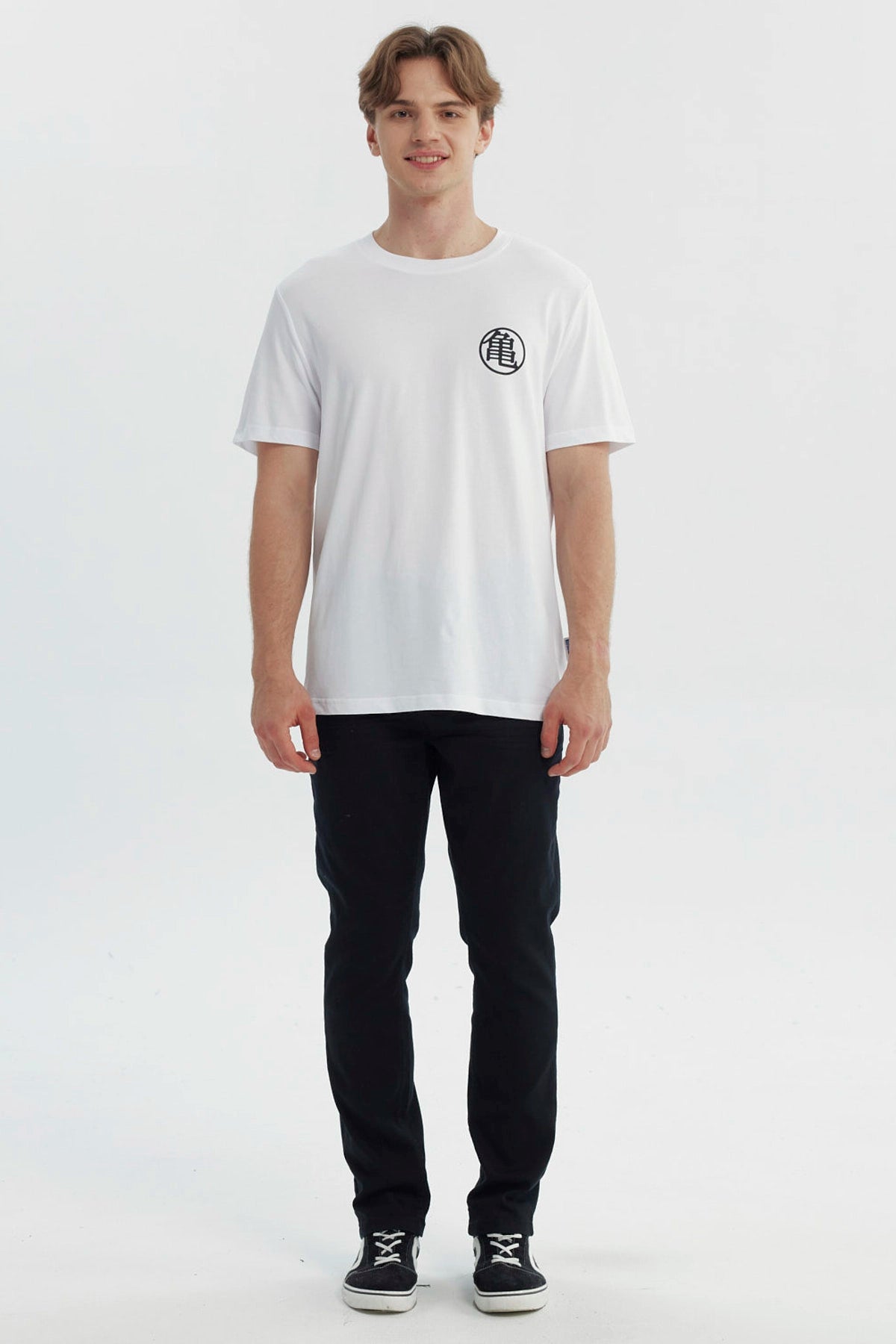 Polera Hombre Dragon Ball Blanca