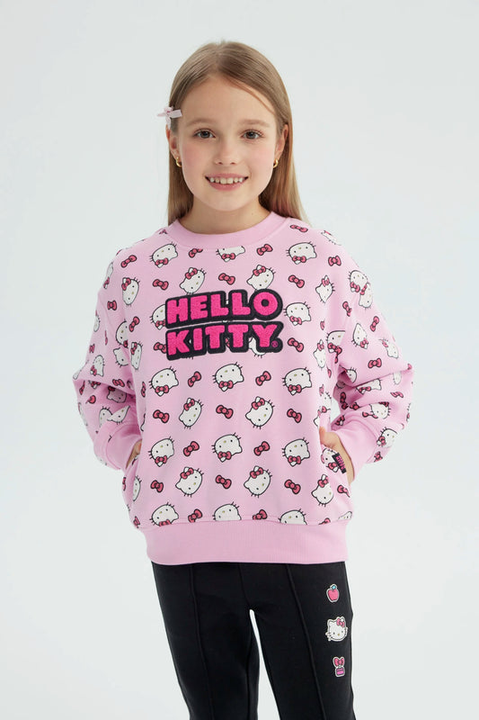Polerón Niña Hello Kitty Rosado